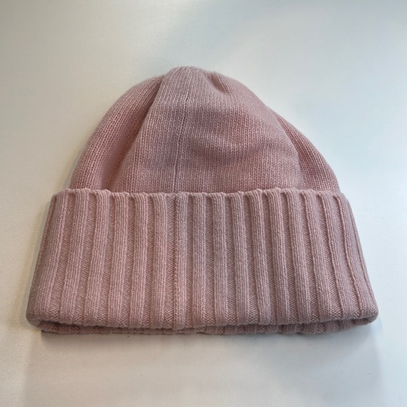 Portolano Baby Pink Cashmere Slouch Beanie, NWT! - Picture 2 of 4